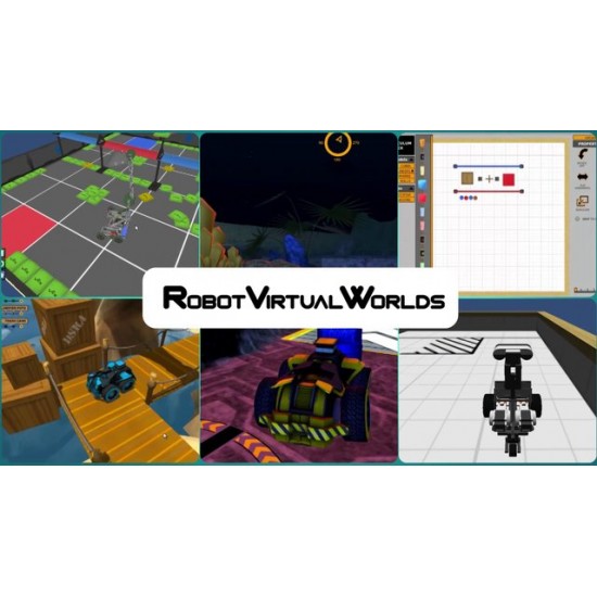 Robot Virtual Worlds 4.0 pour Lego Mindstorms - Licence perpétuelle 6 utilisateurs