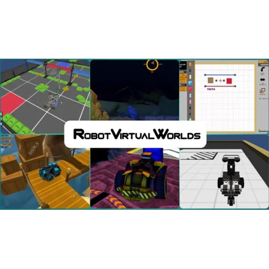 Robot Virtual Worlds 4.0 pour Lego Mindstorms - Licence perpétuelle 30 utilisateurs Robot Virtual Worlds 4.0 pour Lego Mindstorms - Licence perpétuelle 30 utilisateurs