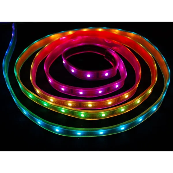 Wasserdichter, digitaler LED-Streifen mit 32 LEDs/Meter Wasserdichter, digitaler LED-Streifen mit 32 LEDs/Meter