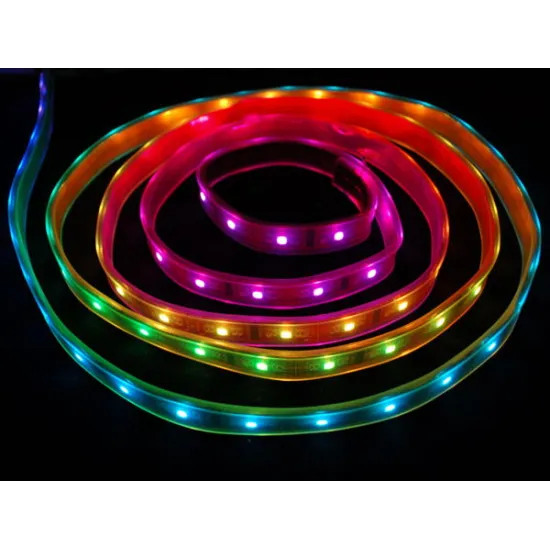 Wasserdichter, digitaler LED-Streifen mit 32 LEDs/Meter Wasserdichter, digitaler LED-Streifen mit 32 LEDs/Meter