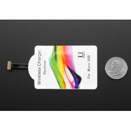 Universal 20 mm Reverse Micro USB Qi Wireless Charging Module