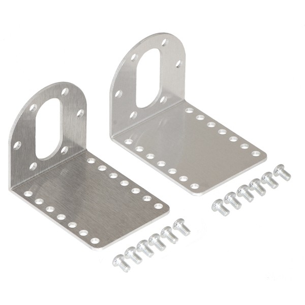 Aluminium L-Brackets for Metal DC Gearmotors