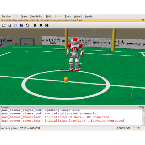 Webots for NAO Softwaresuite für den programmierbaren humanoiden Roboter NAO Evolution