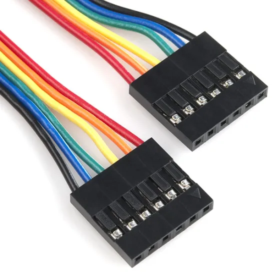 10 cm Kabel mit 6 Pins für die Verbindung 10 cm Kabel mit 6 Pins für die Verbindung