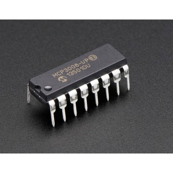 MCP3008 – 8-Channel 10-Bit ADC with SPI Interface