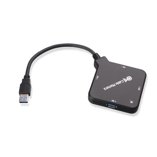 Ultra-Mini 4-Port USB 3.0 Hub