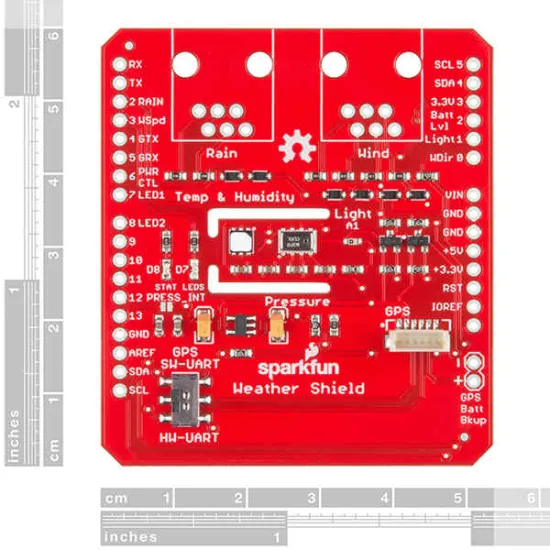 Shield Arduino météorologique Shield Arduino météorologique