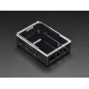 Boîtier pour carte Raspberry Pi B+ / Pi 2 / Pi 3 gris fumé, avec couvercle transparent Boîtier pour carte Raspberry Pi B+ / Pi 2 / Pi 3 gris fumé, avec couvercle transparent