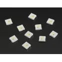 NeoPixel LEDs RGB+W avec contrôleurs intégrés (x10) NeoPixel LEDs RGB+W avec contrôleurs intégrés (x10)