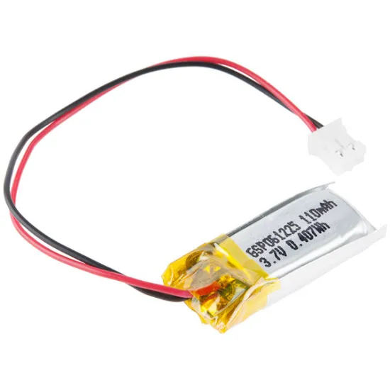 Batterie für E-Textilien – 110 mAh (2C Discharge) Batterie für E-Textilien – 110 mAh (2C Discharge)