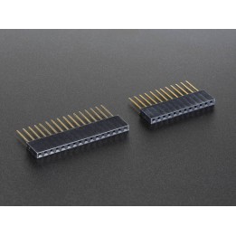 Connecteurs empilables 12 et 16 pins pour carte Feather
