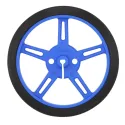 2 roues Pololu 60×8mm – bleu 2 roues Pololu 60×8mm – bleu