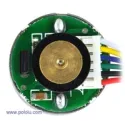 Moteur CC Métal Pololu 25Dx54L avec réducteur 75:1 et encodeur Moteur CC Métal Pololu 25Dx54L avec réducteur 75:1 et encodeur