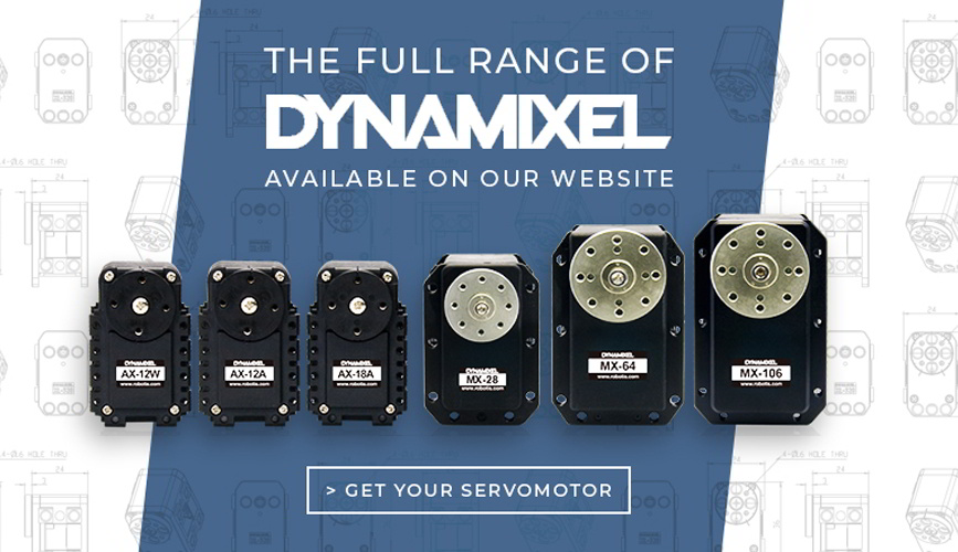 the full range of dynamixel from Robotis the full range of dynamixel from Robotis