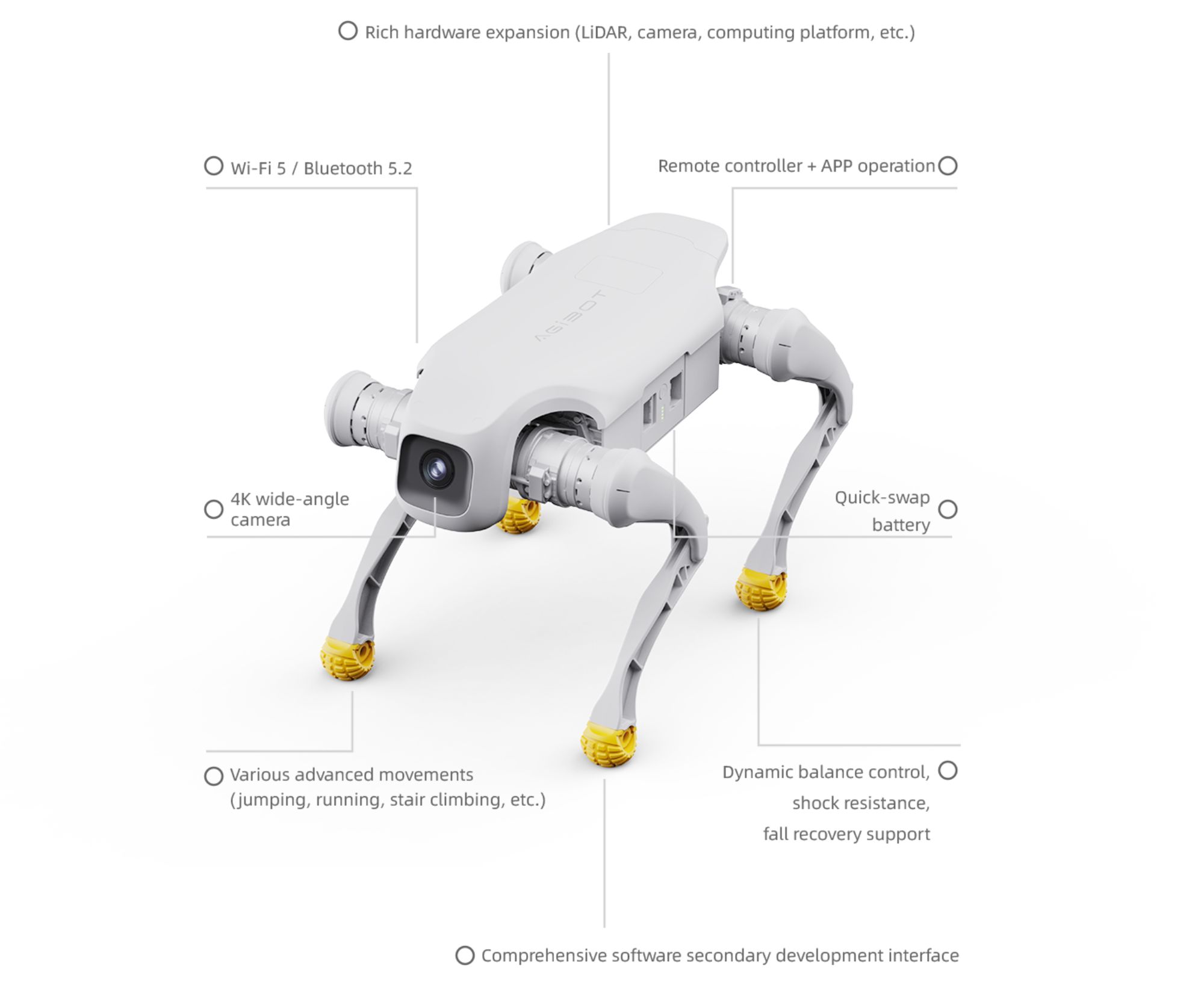 Schéma Agibot D1 Pro