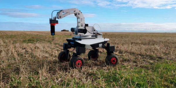 Robot mobile Scout Mini dans l'agriculture