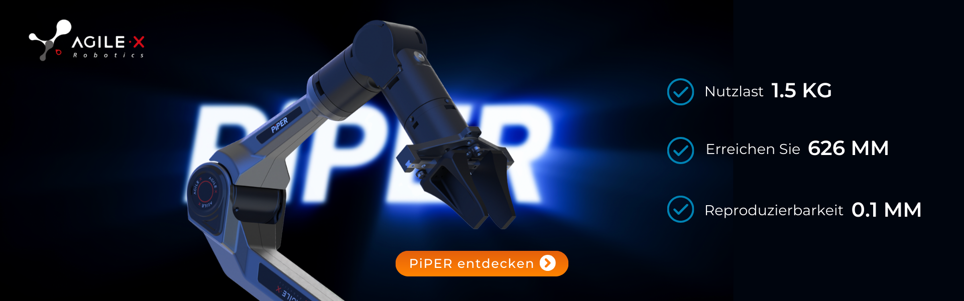 AgileX Robotics PiPER Banner