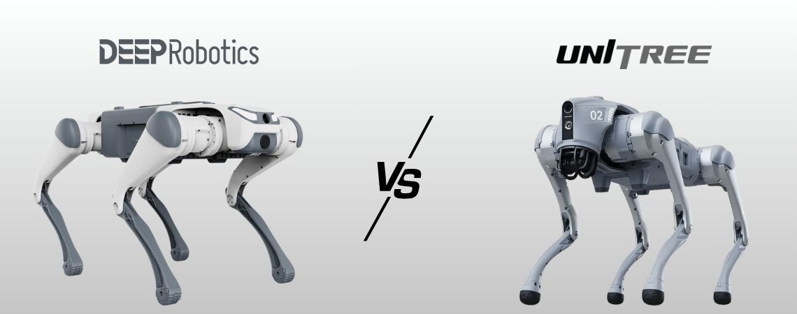Bannière Lite 3 - Deep Robotics VS Go2 - Unitree Robotics
