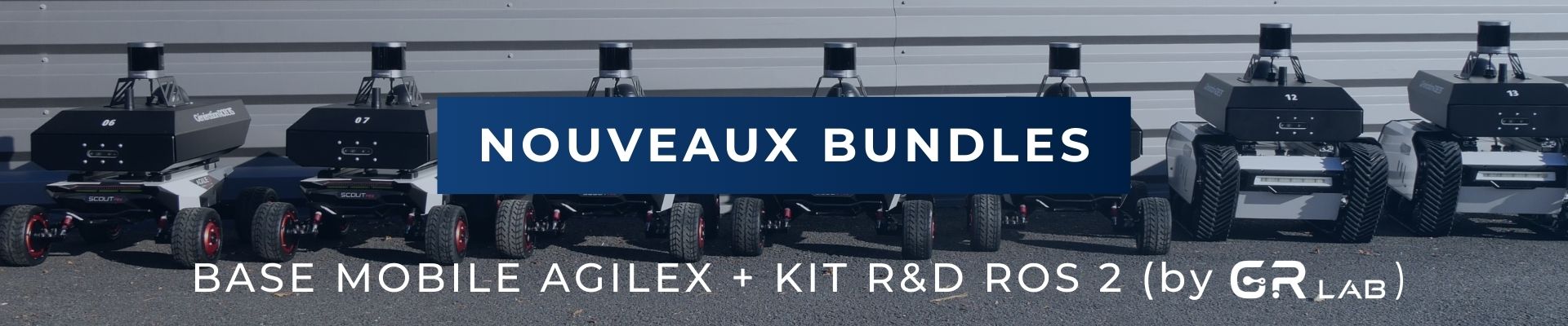 Bannière Bundles AgileX - Kit R&D ROS 2