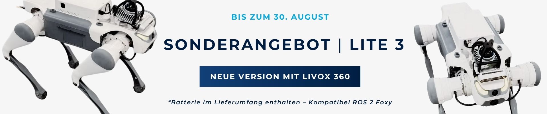 Bannière Lite 3 Deep Robotics
