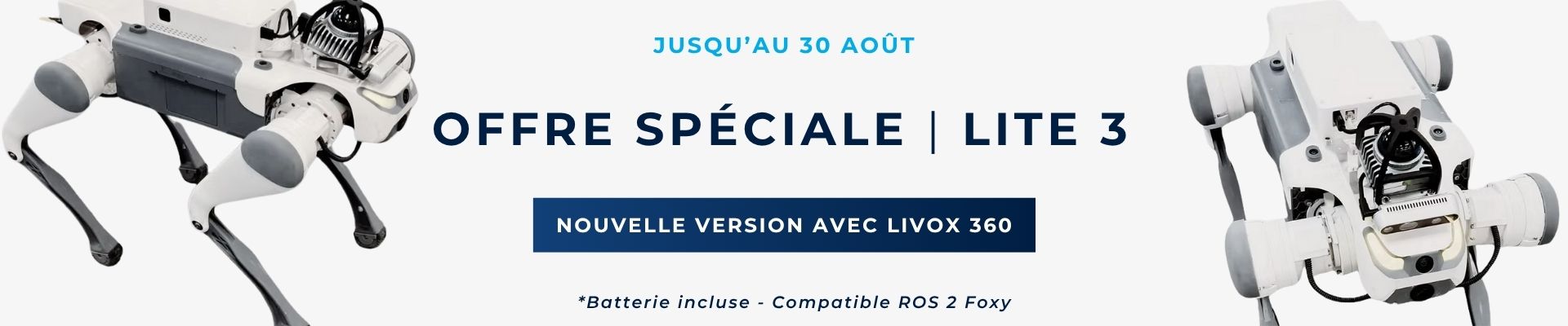Bannière Lite 3 LiDAR 2 - Deep Robotics