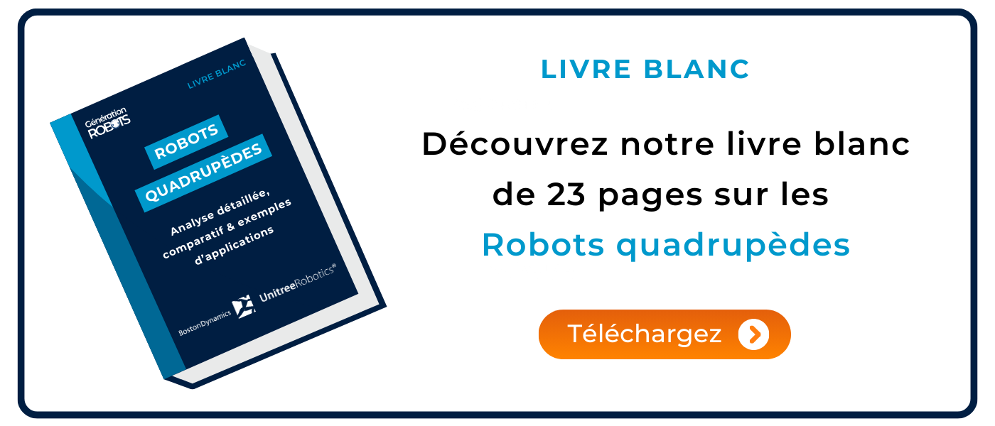 Bannière livre blanc robots quadrupèdes