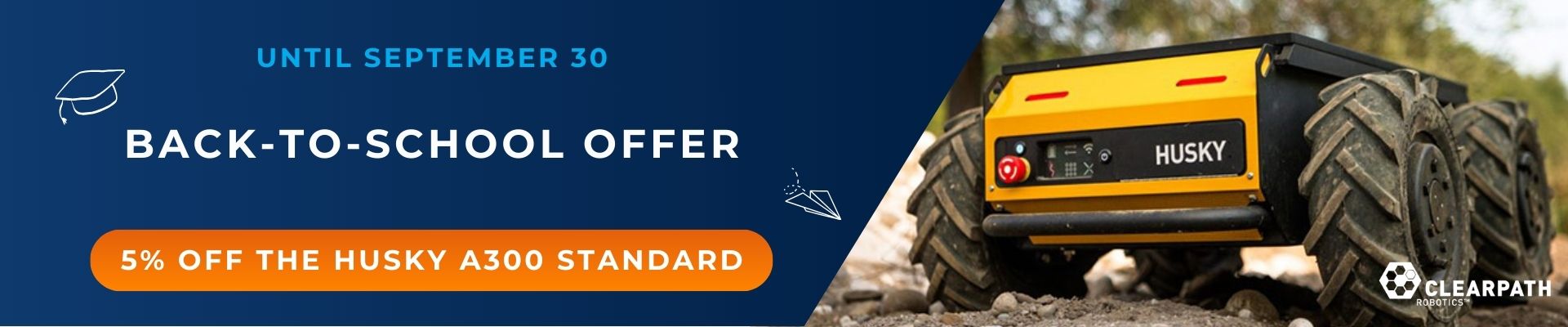 Banner Husky A300 - Back to school offer