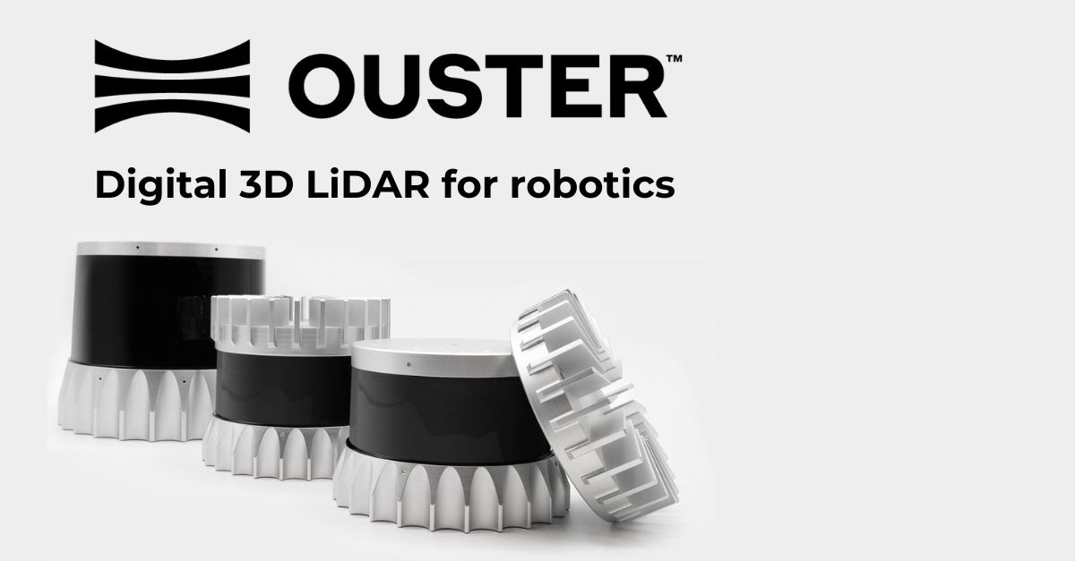 Ouster - Digital 3D LiDAR for robotics