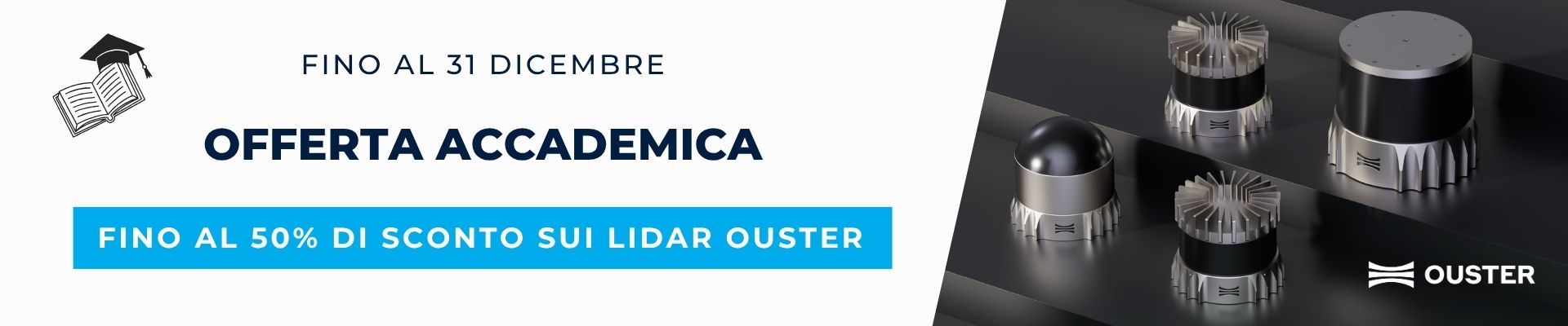 Banner LiDAR Ouster - Offerta speciale