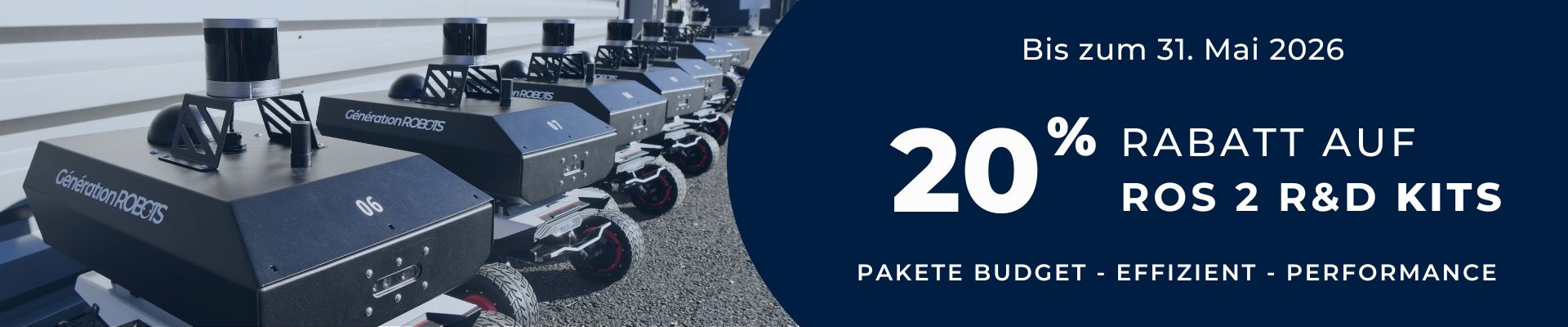 Bannière promo Kit R&D ROS 2