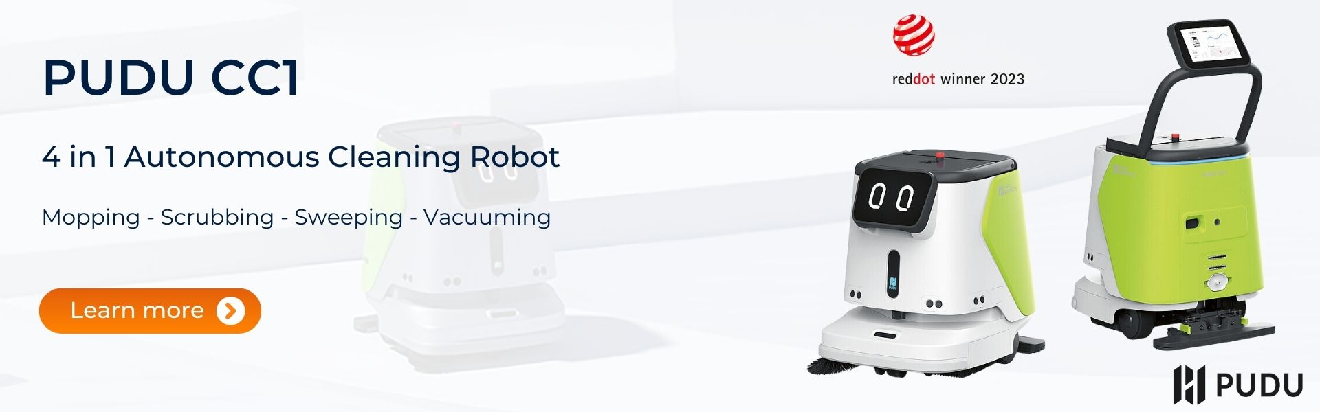 Pudu CC1 - 4 in 1 Autonomous Cleaning Robot