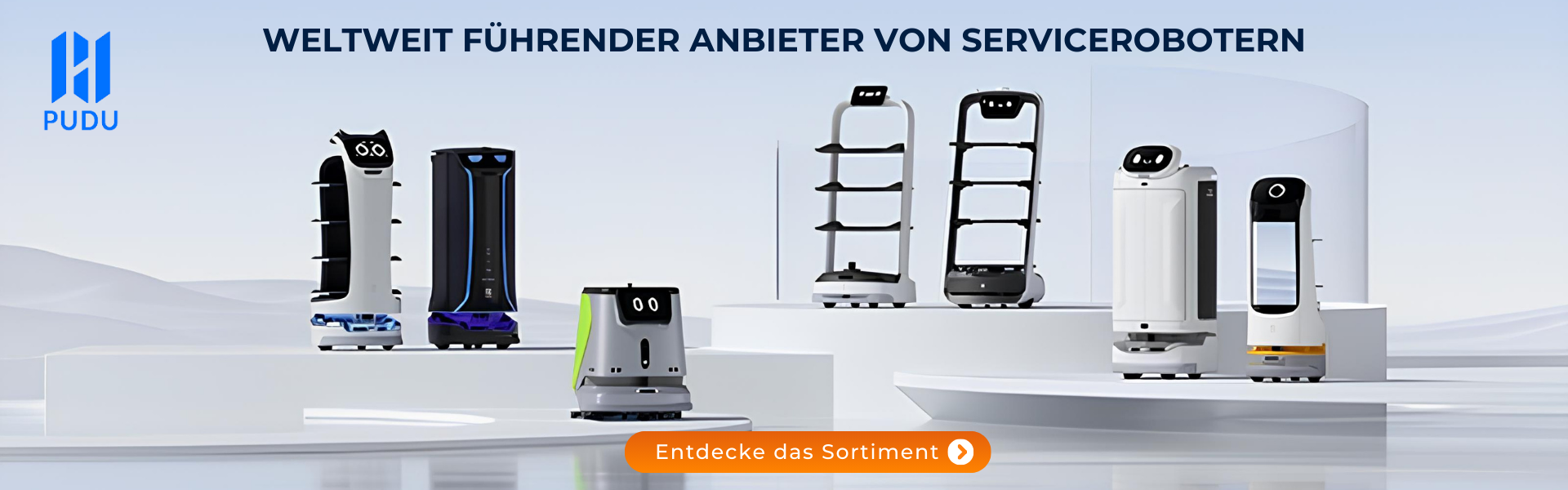 Pudu Robotics - WELTWEIT FÜHRENDER ANBIETER VON SERVICEROBOTERN