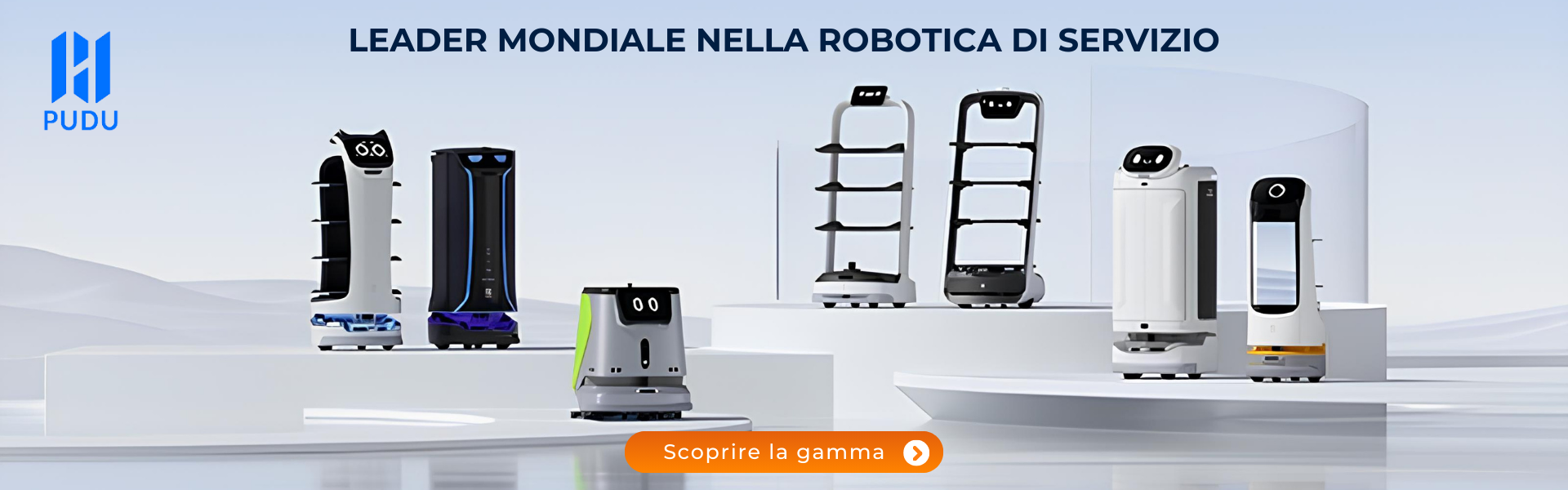 PUDU ROBOTICS - LEADER MONDIALE NELLA ROBOTICA DI SERVIZIO