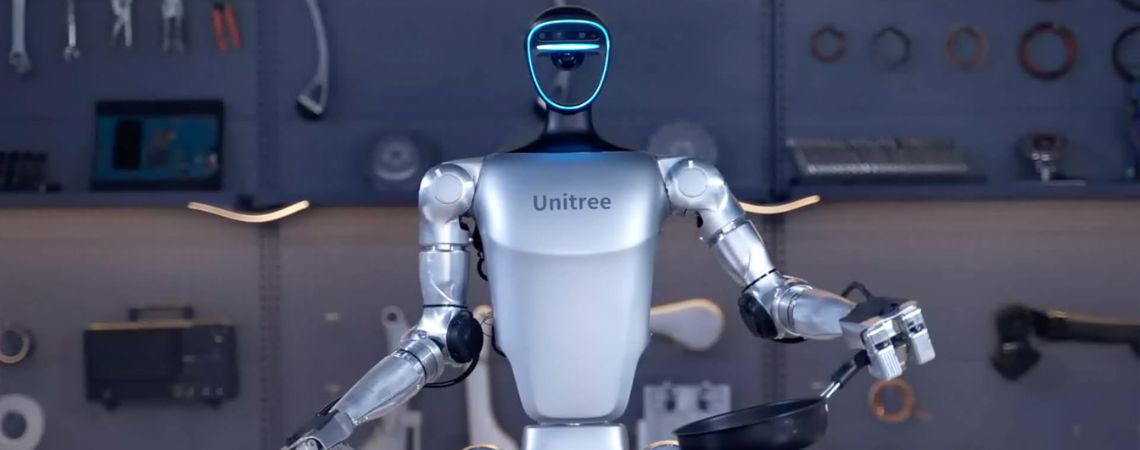 Unitree Robotics' G1 humanoid robot in action