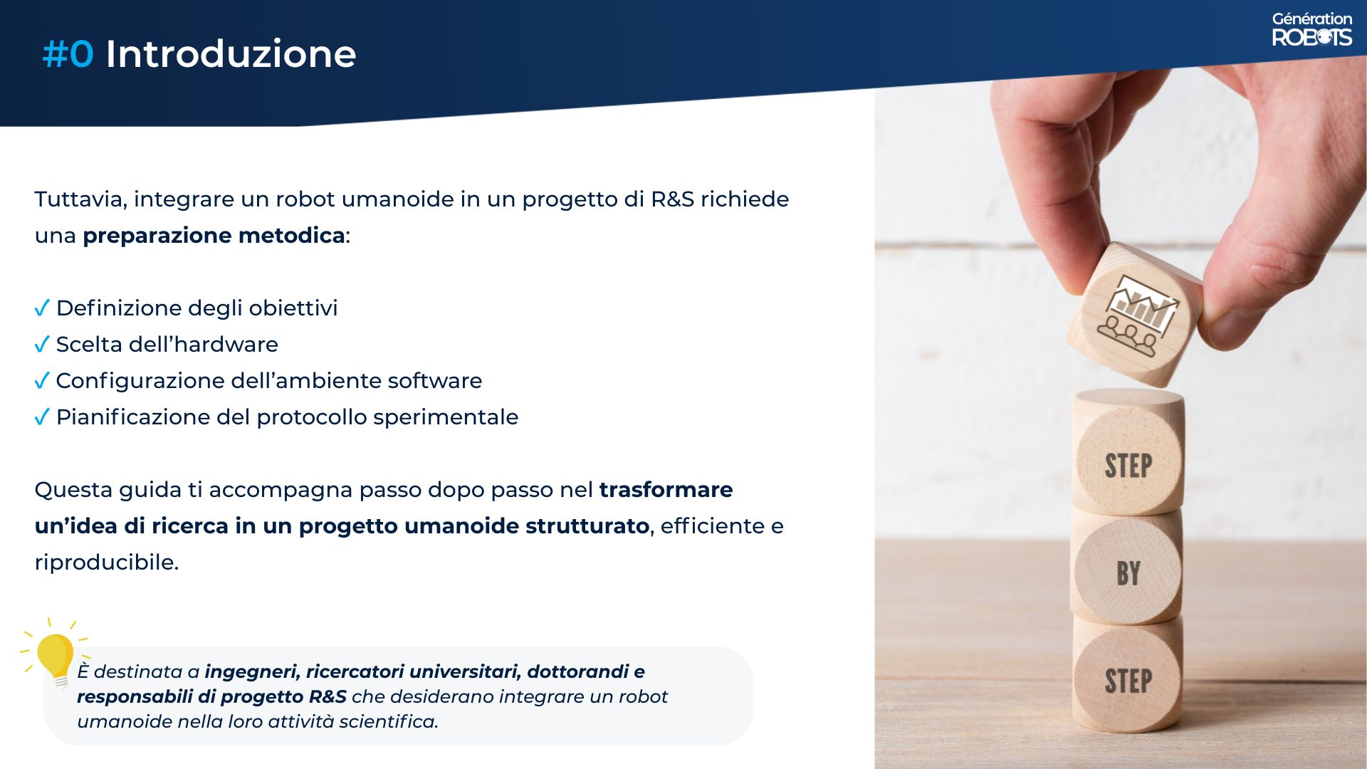 Robot umanoidi per la ricerca e lo sviluppo