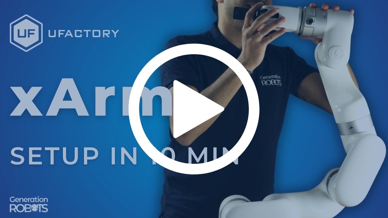 Vidéo UFactory xArm  6 - Unboxing & Demo