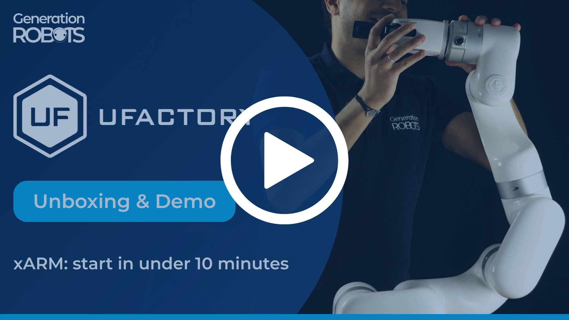 Unboxing di UFactory xArm 6: configurazione e pick-and-place in 10 minuti