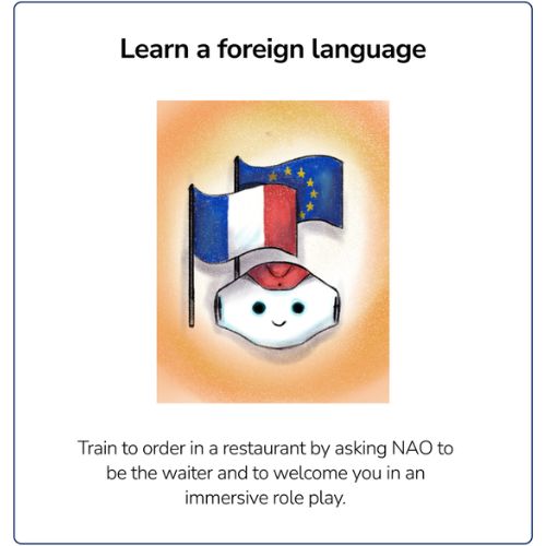 Nao Activities - Learn a foreign language