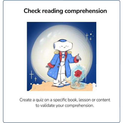 Nao Activites - Check reading comprehension
