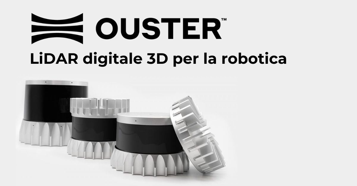 Ouster: LiDAR digitale 3D per la robotica