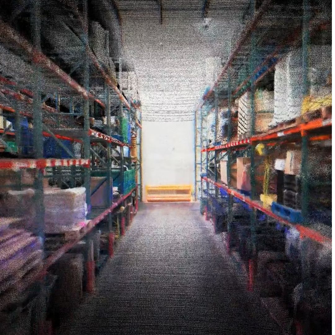 Ouster Rev 8 - Warehouse Aisles