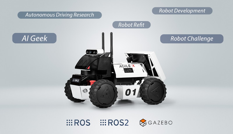 Différents usages du robot mobile open source LIMO