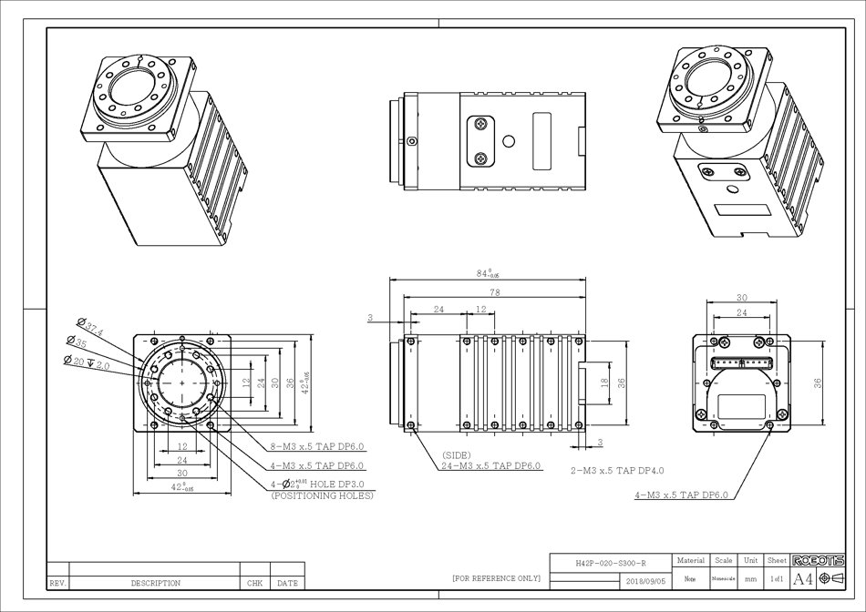 Servomoteur Dynamixel-P H42P-020-S500-R