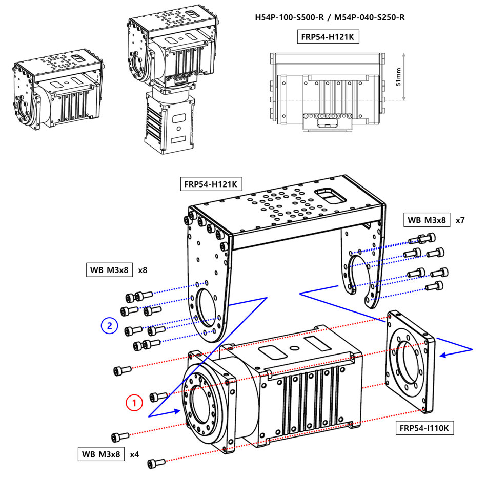 Dynamixel-P H42P-020-S500-R servomotor