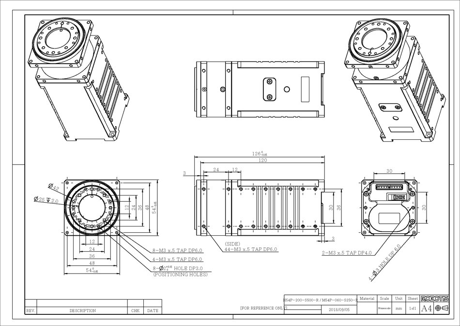 Servomotor Dynamixel-P H54P-200-S500-R