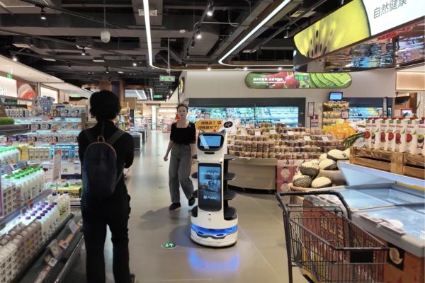 Robots Pudu pour les grandes et moyennes surfaces