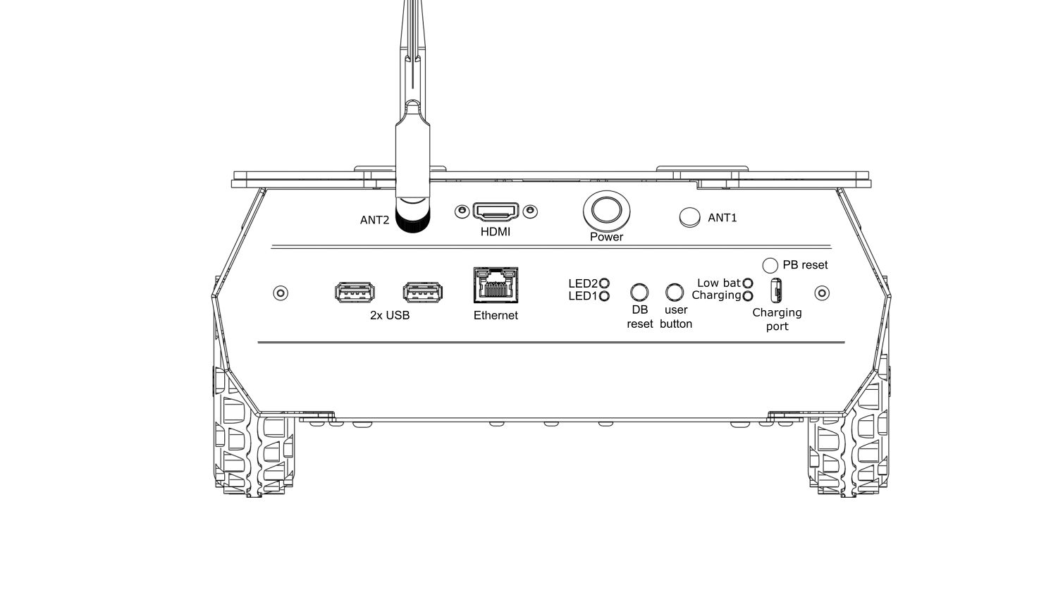 Diagramma ROSBot XL Husarion