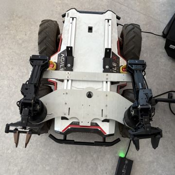 Montage der ViperX-300-Roboterarme auf dem Scout 2.0