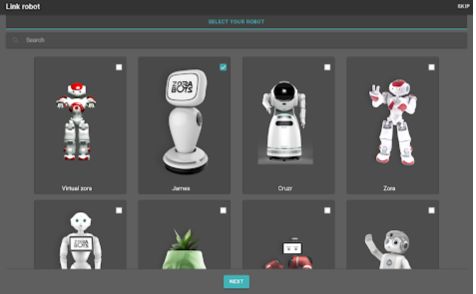 Robots sur la plateforme ZBOS